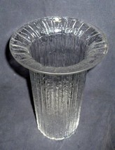 1970s Iittala Finland Crystal Vertica Vase by Timo Sarpaneva 10&quot; - $51.48