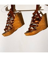 Steve Madden Brown Strappy Wedge Sandals - €15,40 EUR