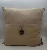 Elrene Envelope Pillow One Button – Wheat, 18X18 - $40.00
