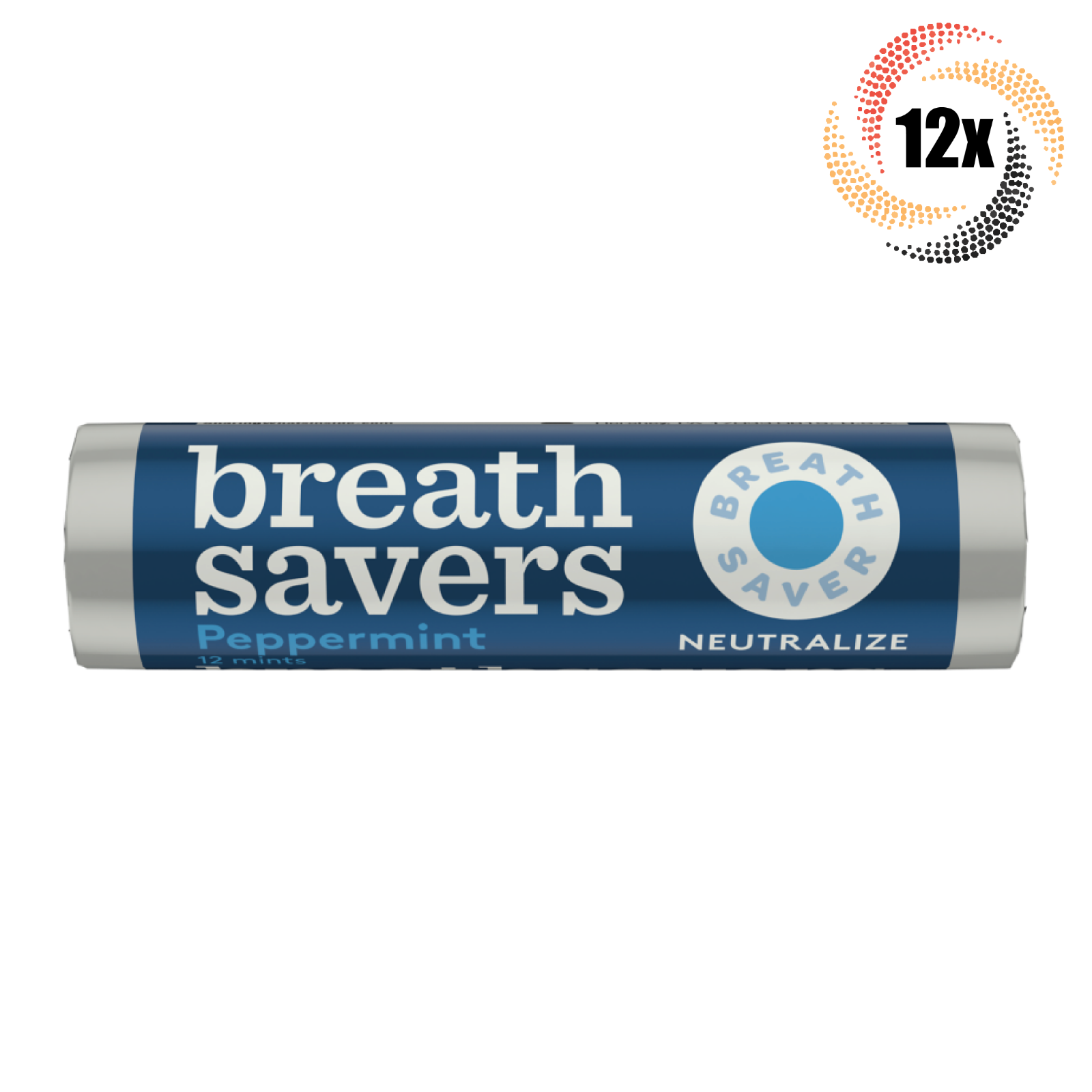12x Rolls Breathsavers Peppermint Flavor Mints | 12 Mints Per Roll | .75oz | - $18.18
