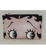 Betty Boop x Ipsy Sequin Glam Bag Makeup Flat Pouch 7.5&quot; x 5&quot; Black Zip ... - $279.16 MXN