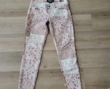 Lucky Brand Jeans Women 4/27 Charlie Skinny Boho Paisly Print Denim Stretch - $17.81