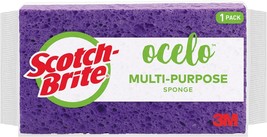 Scotch-Brite ocelo Large Sponge (7.7&quot; x 4.2&quot; x 1.5&quot;), Assorted Colors, 12 Sponge - £56.92 GBP