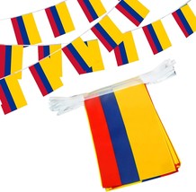 Anley Colombia String Flag Pennant Banners - 33 Feet 38 Flags - £7.10 GBP