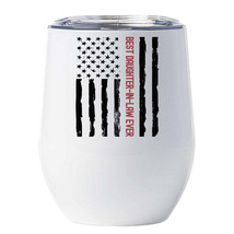 Best Daughter-in-law Ever Tumbler 12oz Vintage American Flag Cup Christmas Gift - £18.44 GBP