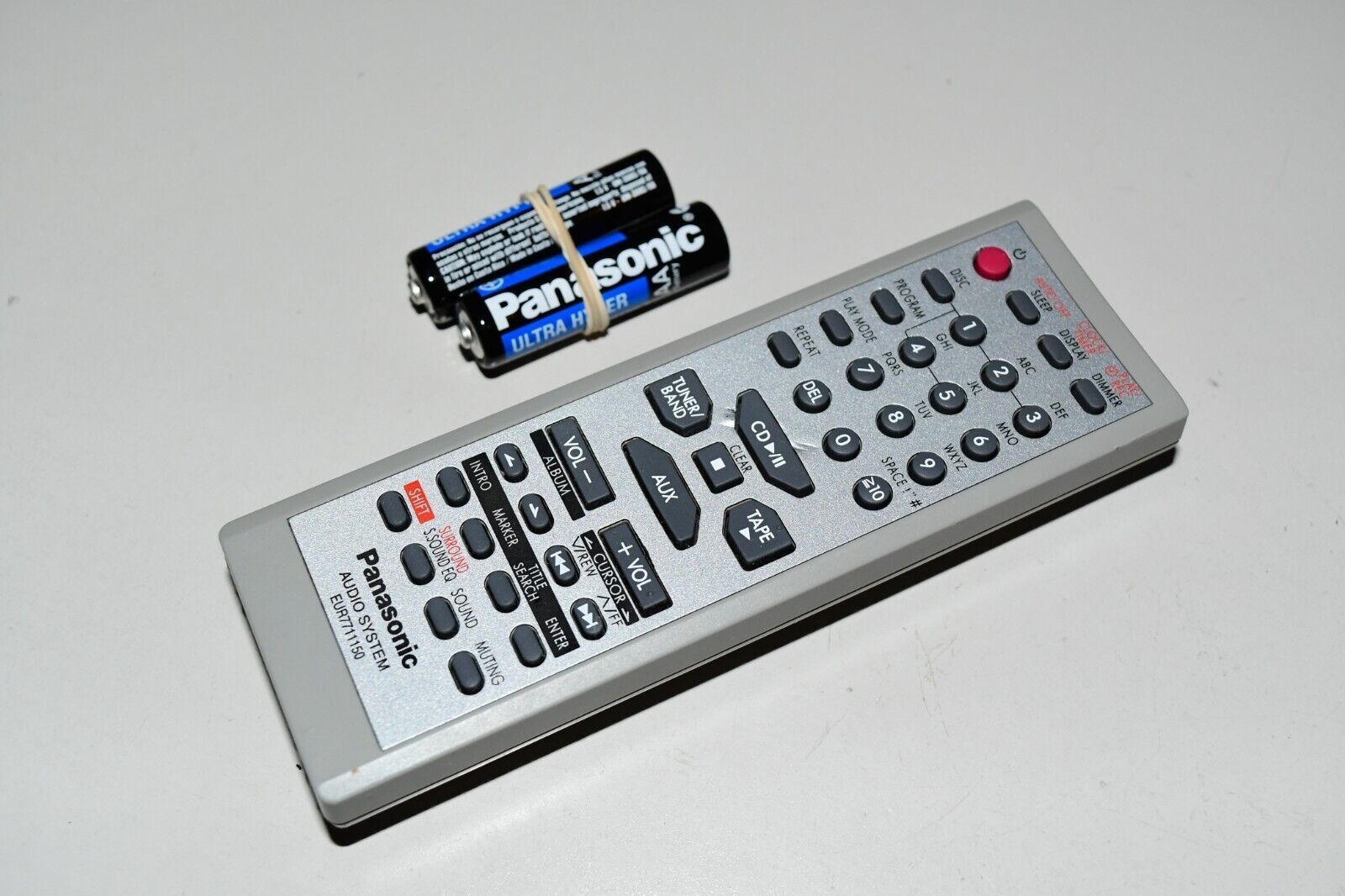 PANASONIC EUR7711150 Audio Remote For SC-PM19 SC-PM193 SC-PM28 TESTED W ... - $14.88