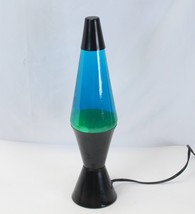 Lava Lamp 2003 Lava Lite 16.3&quot; Motion Model 8000 Blue &amp; Green Rare - £73.21 GBP