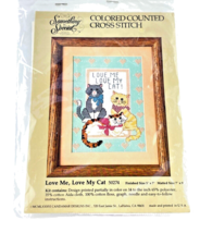 Something Special Cross Stitch Love Me Love My Cat - $13.32