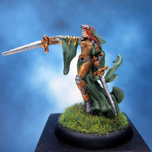 Painted Reaper BONES Miniature Female Warrior - $44.70