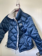 The North Face Xs/sm 550 Goose Down Puffer Jacket Hooded Puffy X Large B... - $60.00