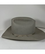 Vintage Cowboy Hat Johnny’s Custom Hatters Longview Texas 6 7/8 - £56.50 GBP