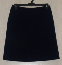 Excellent Womens Tommy Hilfiger Lined Navy Blue Skirt Size 6 No Slits! - £25.89 GBP