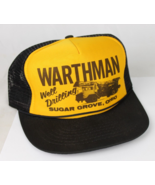 vintage trucker hat &quot;Warthman Well Drilling&quot; Sugar Grove OH snapback NEV... - $3,734.65 MXN