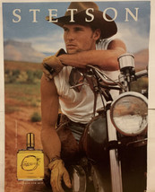 Stetson Cologne for Men Print Ad Vintage 2001 Magazine Advertisement Cowboy - £3.13 GBP