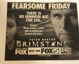 Brimstone Fearsome Friday Vintage Tv Ad Advertisement Peter Horton TV1 - $5.93
