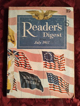 Readers Digest July 1957 Louis Armstrong Bruce Catton Gettysburg Amelia Earhart - £5.43 GBP