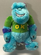 Disney Pixar Monsters University Inc 11&quot; James P Sullivan Sully Plush Fi... - £15.82 GBP