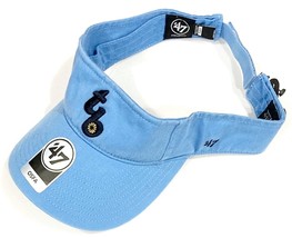 Tampa Bay Rays MLB &#39;47 Clean Up Columbia Blue Golf Visor Hat  Adult Adju... - $316.69 MXN