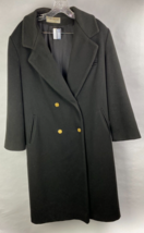 Forecaster of Boston Womens 14 Vintage Wool Over Coat, Black - Double Breasted - £31.93 GBP