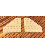 LEGO PN 6106 Wedge Plate w/Cut Corner -  6 x 6 - Tan - 4 Pieces - New - €5,00 EUR