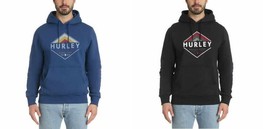 Hurley Men&#39;s Fleece Pullover Hoodie - £25.98 GBP