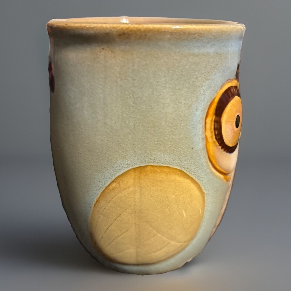Vintage Owl Mug Gibson Home G Ceramic Coffee Cup Hand Painted Item image 4
