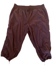 RBX Purple Elastic Drawstring Waist Cropped Athletic Pants Size 3X - $18.99
