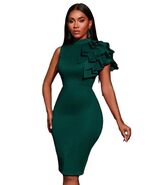 Women's Midi Bodycon Dress, Sleeveless, Formal &amp; Evening, 95% Polyester ... - $67.62