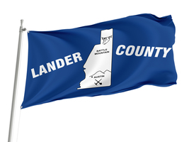 Lander County, Nevada Flag,Size -3x5Ft / 90x150cm, Garden flags - £23.82 GBP