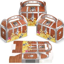 20 Pieces Pirate Treasure Treat Chest Decoration Party Favor Goodie Box Hallowee - £17.29 GBP