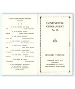 1941 Knights Templar 56 Continental Commandery - $43.41 CAD