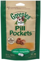 Greenies Pill Pockets for Tablets Chicken 1ea/30 ct, 3.2 oz - £11.13 GBP