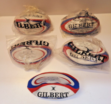 5 Qty. of Gilbert Replica Mini Rugby Official Balls 9-10 PSI (5 Qty) - $38.39