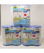 3 Twin Packs Type A/C Intex Pool Filter Cartridges SIX FILTERS - £24.17 GBP