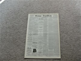 Geauga Republican, Wednesday, June 15, 1881- Chardon, Ohio Newspaper. - £14.83 GBP