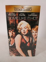 Some Like It Hot VHS 1997 Vintage Classics SEALED Marilyn Monroe Tony Cu... - £3.88 GBP