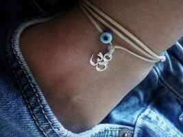 Om adjustable string bracelet Buddha Yoga Spiritual jewelry gift for men women - $7.43