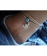 Om adjustable string bracelet Buddha Yoga Spiritual jewelry gift for men... - £5.80 GBP