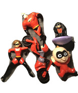 Lot Of INCREDIBLES family Dash Mt incredible Disney Figures Cake Topper ... - £16.41 GBP