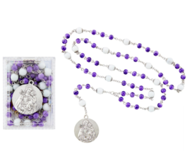 St. Joseph Chaplet Rosary with Box and Prayer Card Catholic - £15.93 GBP