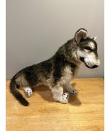 Kipmik Vintage Husky Large Stuffed Sled Dog Plush 23” Tall Lifelike Mush - $148.49