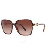 Versace VE4396 108/13 Sunglasses Dark Havana Light/Dark Brown Gradient 58mm - $375.00