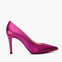 The Maple Fuchsia Leather Pump Fuchsia Sole Women Shoe image 5