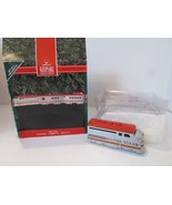 HALLMARK ORNAMENT 1992 SILVER STAR LOCOMOTIVE LUGGAGE &amp; DOME TRAIN CARS ... - €5,05 EUR