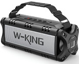 W-KING D8 Waterproof Portable Bluetooth Speaker 50W Punchy Bass - Black ... - £60.10 GBP