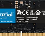 Crucial RAM 8GB DDR5 4800MHz CL40 Laptop Memory CT8G48C40S5 - £30.92 GBP+