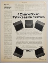 1970 Print Ad RCA Four-Channel Tape Stereo Systems Uses 8-Track Tapes - $15.79