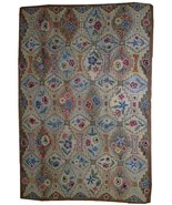 Hand made antique American hooked rug 6&#39; x 8.10&#39; (183cm x 272cm) 1900s -... - $34,097.86 MXN