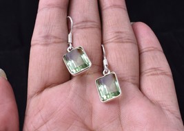 925 Sterling Silver Smoky Handmade Beautiful light weight Earrings ES-1421 - £27.00 GBP