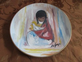 Gorham Collector Plate The White Dove By De Grazia 1977 Ltd Ed 10-5/8" - $16.78